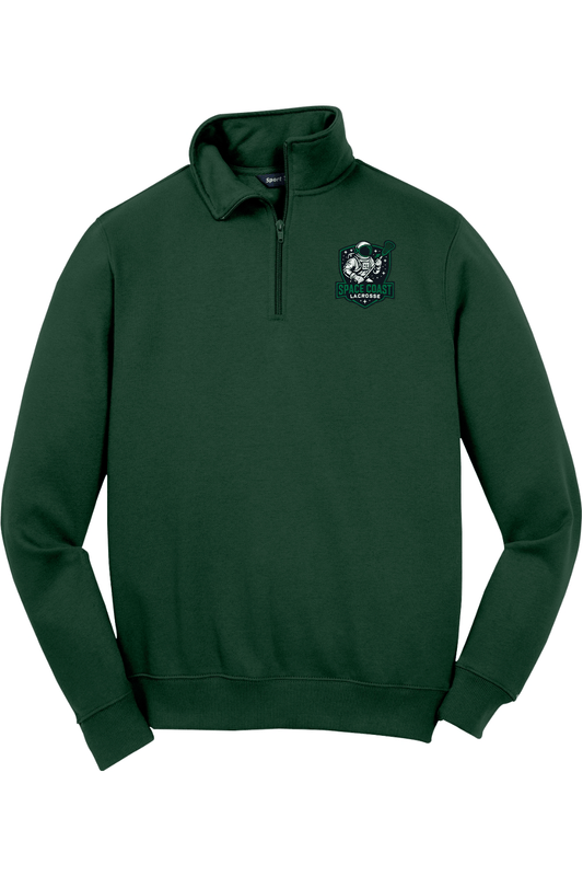 Space Coast Lacrosse Adult Embroidered Quarter-Zip Pullover Signature Lacrosse