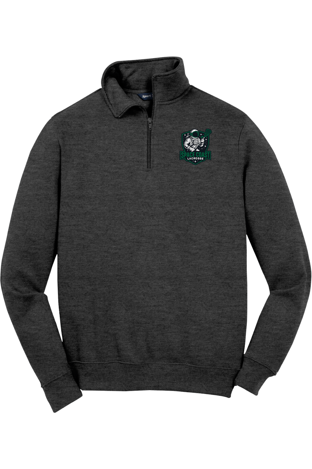 Space Coast Lacrosse Adult Embroidered Quarter-Zip Pullover Signature Lacrosse