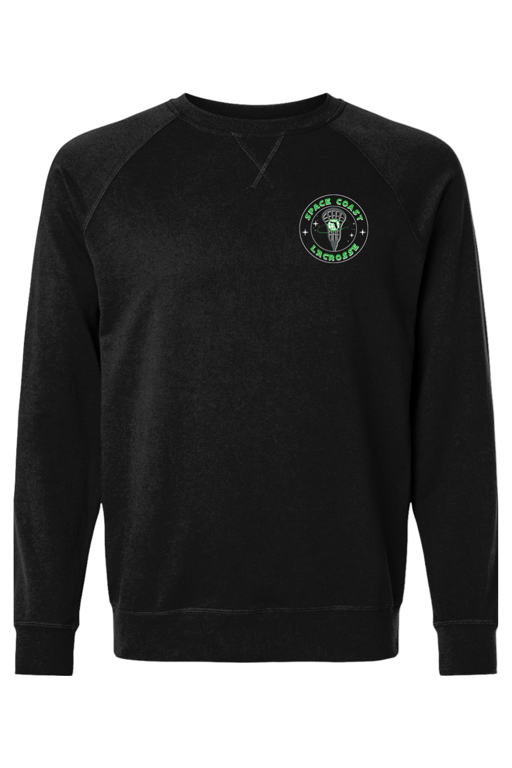 Space Coast Lacrosse Adult Heavyweight Raglan Long Sleeve Signature Lacrosse