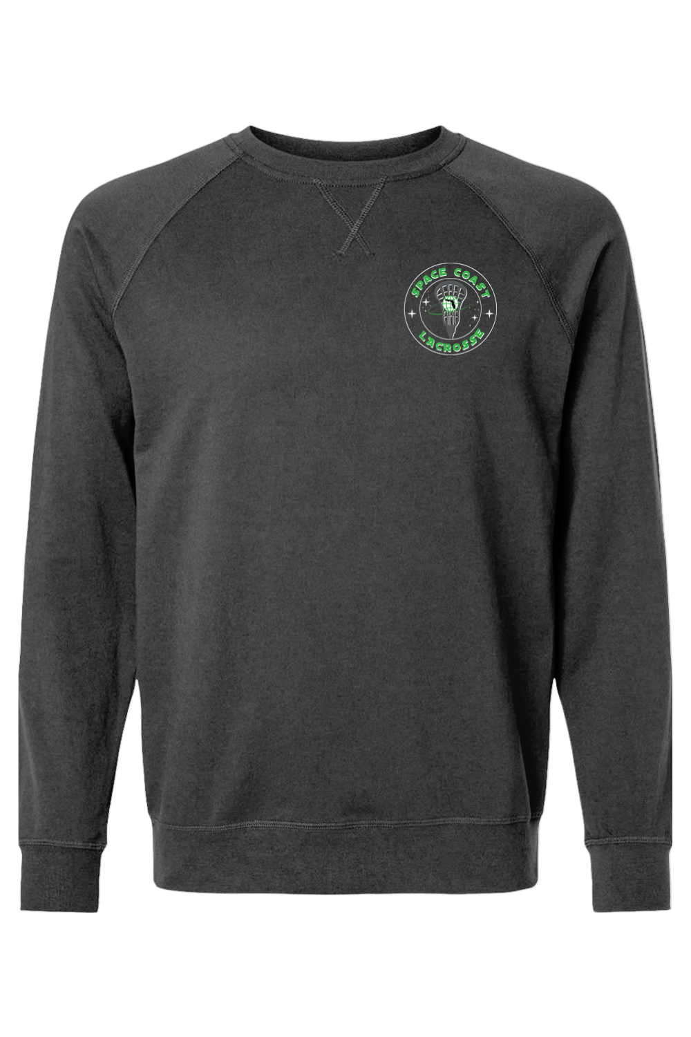 Space Coast Lacrosse Adult Heavyweight Raglan Long Sleeve Signature Lacrosse