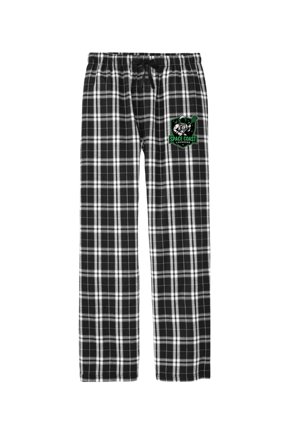 Space Coast Lacrosse Adult Men's Flannel Plaid Pants Signature Lacrosse