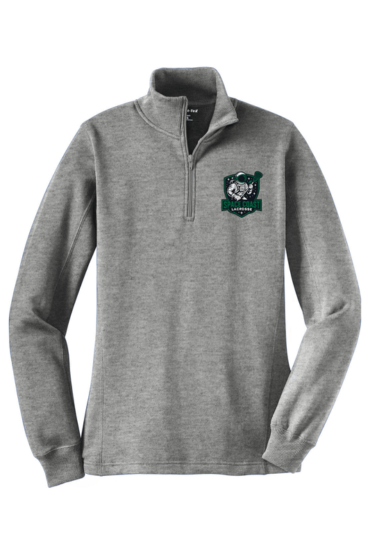 Space Coast Lacrosse Adult Women's Embroidered Quarter-Zip Pullover Signature Lacrosse