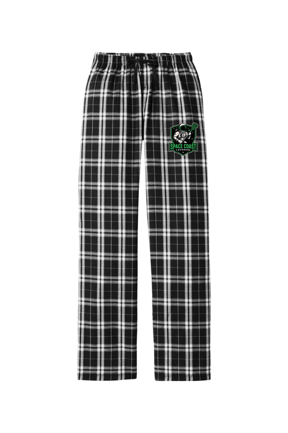 Space Coast Lacrosse Adult Women's Flannel Plaid Pants Signature Lacrosse