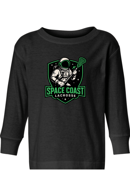 Space Coast Lacrosse Toddler Long Sleeve T-Shirt Signature Lacrosse