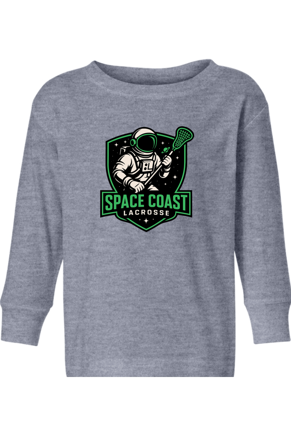 Space Coast Lacrosse Toddler Long Sleeve T-Shirt Signature Lacrosse
