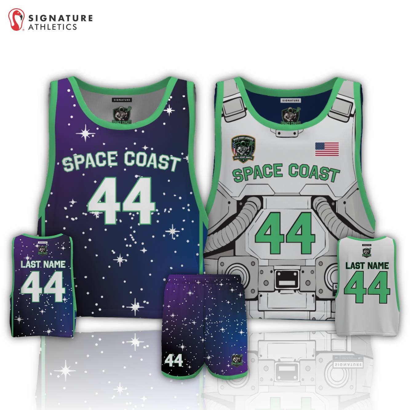 Space Coast Men's 2 Piece Player Package Signature Lacrosse