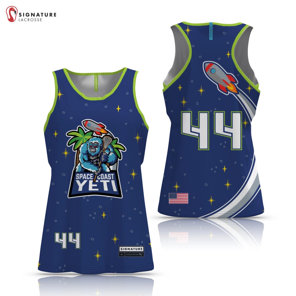 Space Coast Yeti Lacrosse Women's Player Reversible Game Pinnie Signature Lacrosse