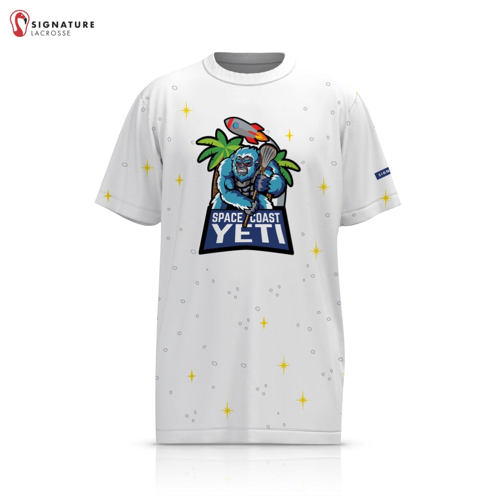 Space Coast Yeti Lacrosse Women's Short Sleeve Shirt: Space Coast Yeti Signature Lacrosse