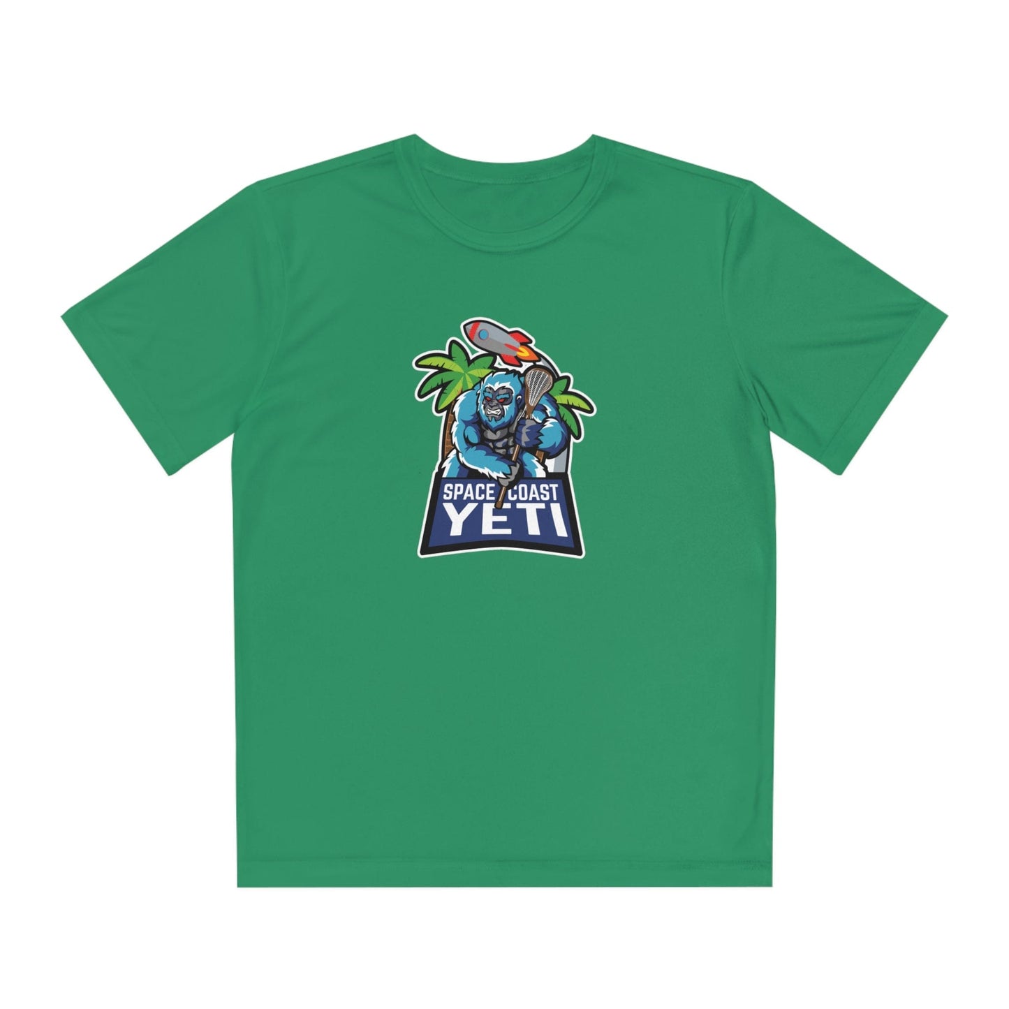 Space Coast YL Youth Athletic T-Shirt Signature Lacrosse