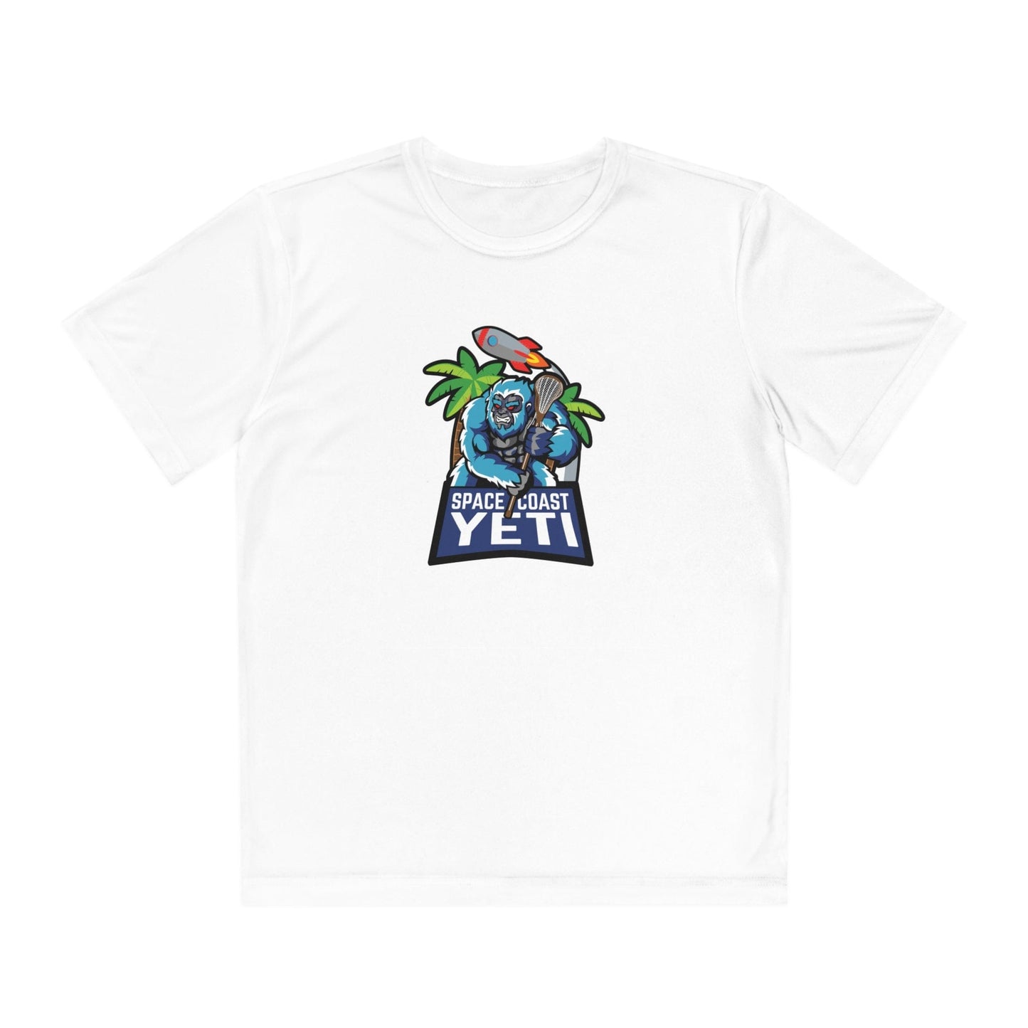 Space Coast YL Youth Athletic T-Shirt Signature Lacrosse