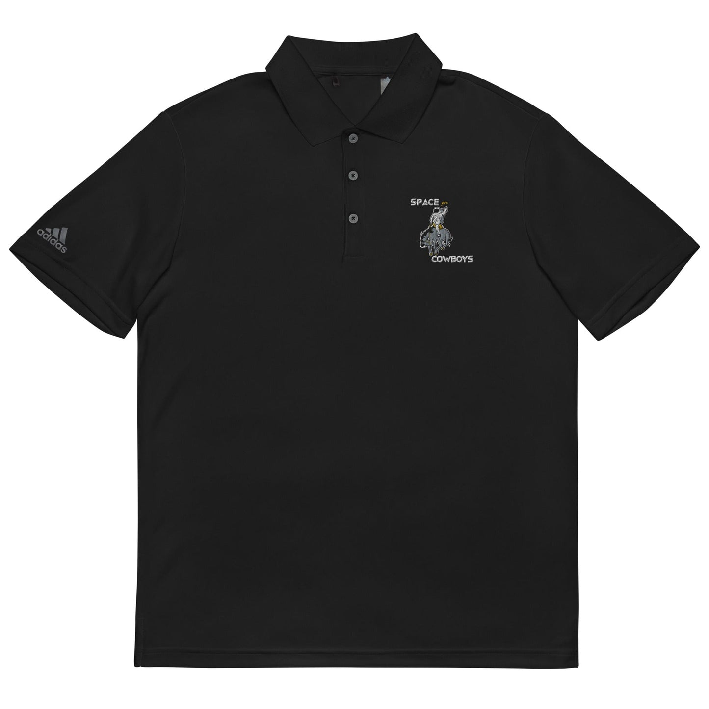 Space Cowboys Lacrosse Adult Adidas Performance Polo Signature Lacrosse