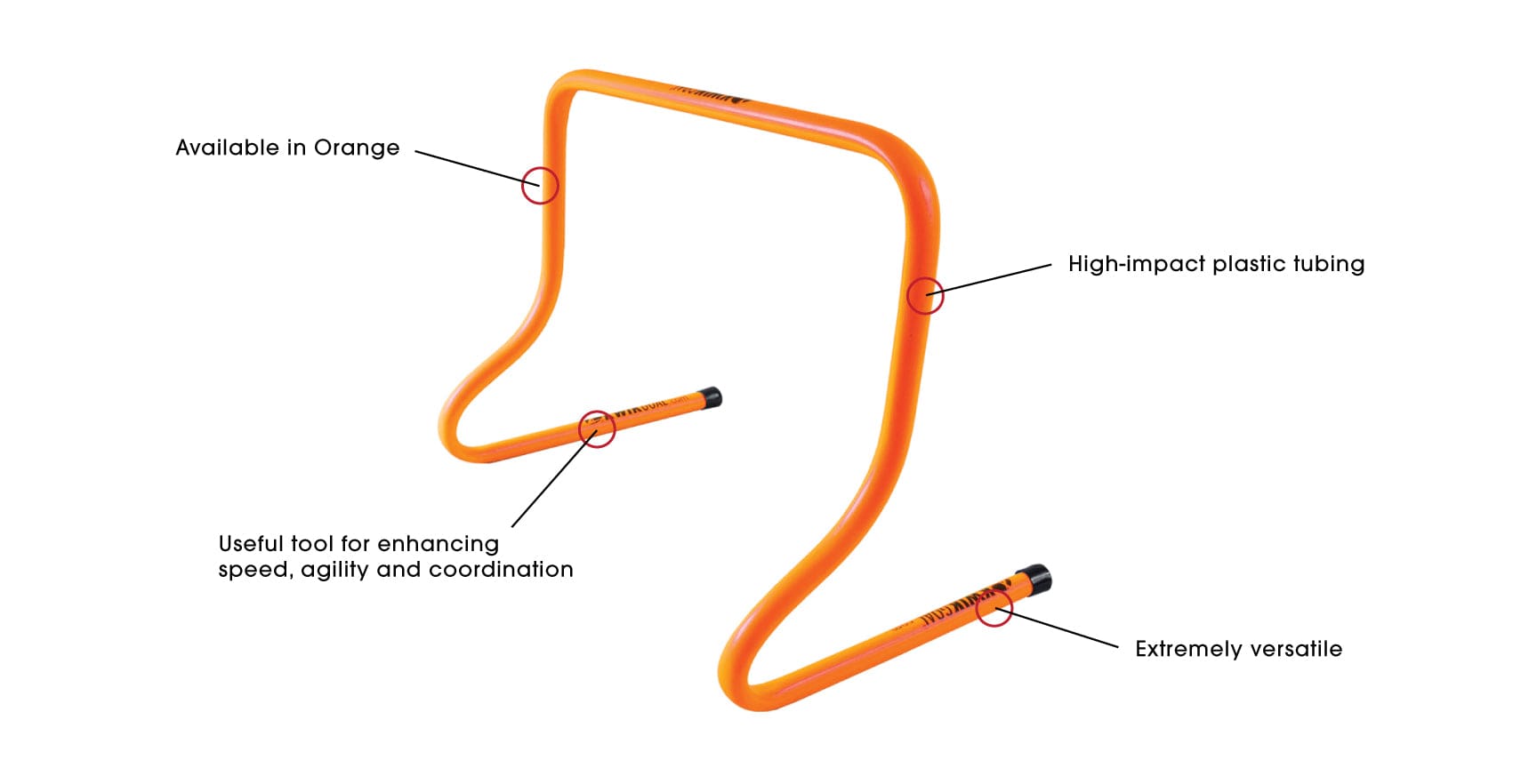Speed Hurdle - 15" (Orange) Signature Lacrosse