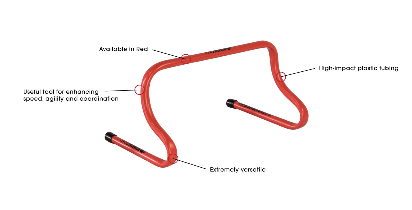 Speed Hurdle - 9" (Red) Signature Lacrosse