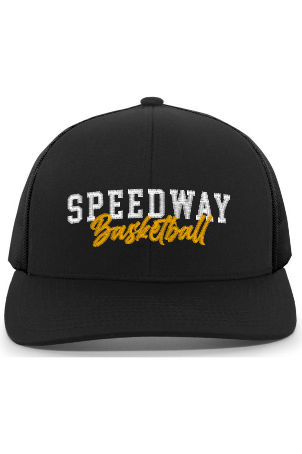 Speedway Basketball Embroidered Trucker Hat Signature Lacrosse