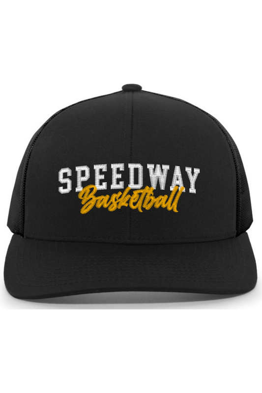 Speedway Basketball Embroidered Trucker Hat Signature Lacrosse