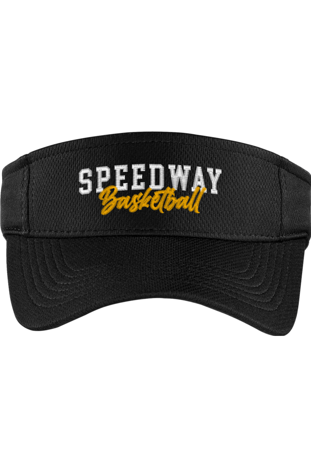 Speedway Basketball Embroidered Visor Signature Lacrosse