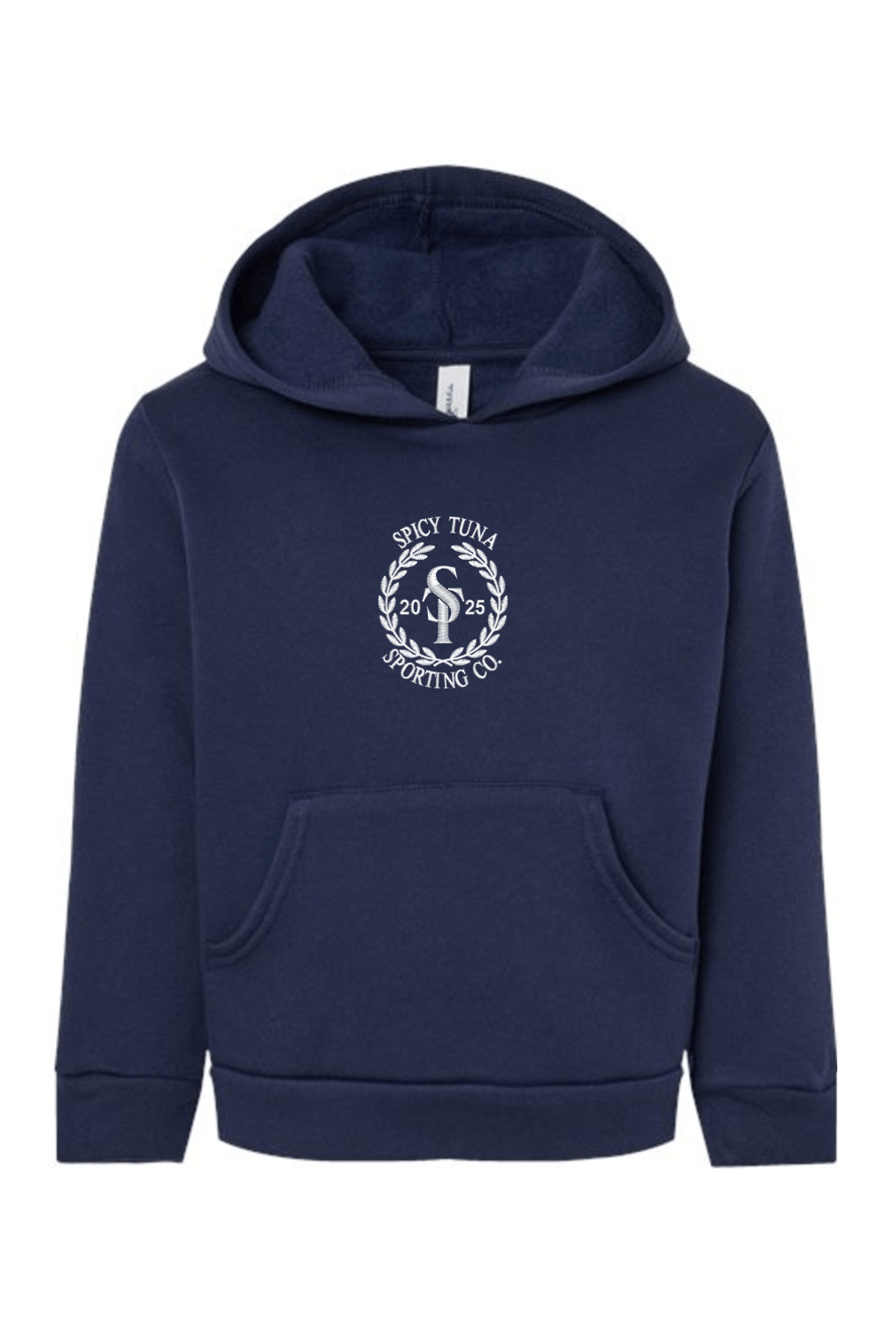 Spicy Tuna Bella + Canvas Toddler Sponge Fleece Pullover Hoodie Signature Lacrosse