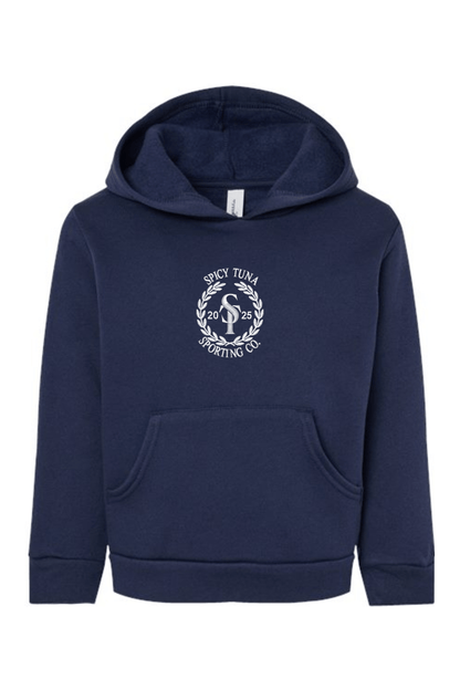 Spicy Tuna Bella + Canvas Toddler Sponge Fleece Pullover Hoodie Signature Lacrosse