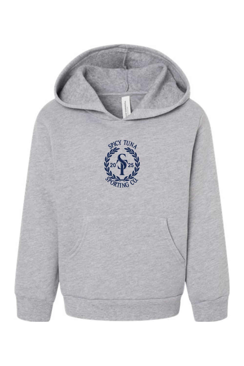 Spicy Tuna Bella + Canvas Toddler Sponge Fleece Pullover Hoodie Signature Lacrosse