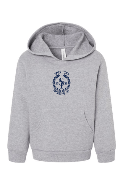 Spicy Tuna Bella + Canvas Toddler Sponge Fleece Pullover Hoodie Signature Lacrosse