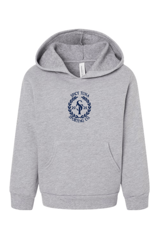 Spicy Tuna Bella + Canvas Toddler Sponge Fleece Pullover Hoodie Signature Lacrosse