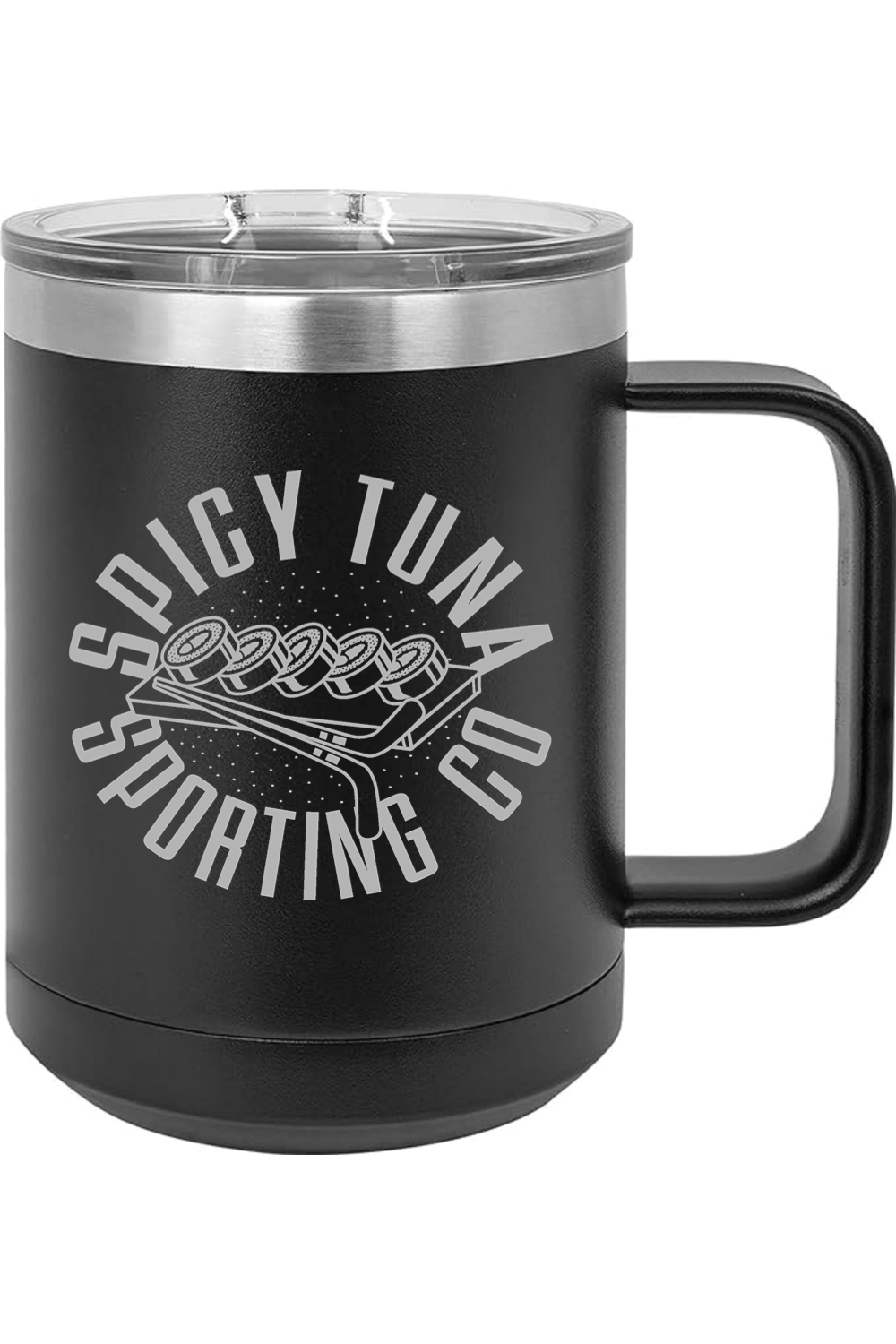 Spicy Tuna15oz Insulated Coffee Mug with Slider Lid Signature Lacrosse