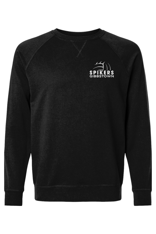 Spikers Volleyball Adult Heavyweight Raglan Long Sleeve Signature Lacrosse