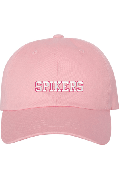 Spikers Volleyball Embroidered Dad Hat Signature Lacrosse