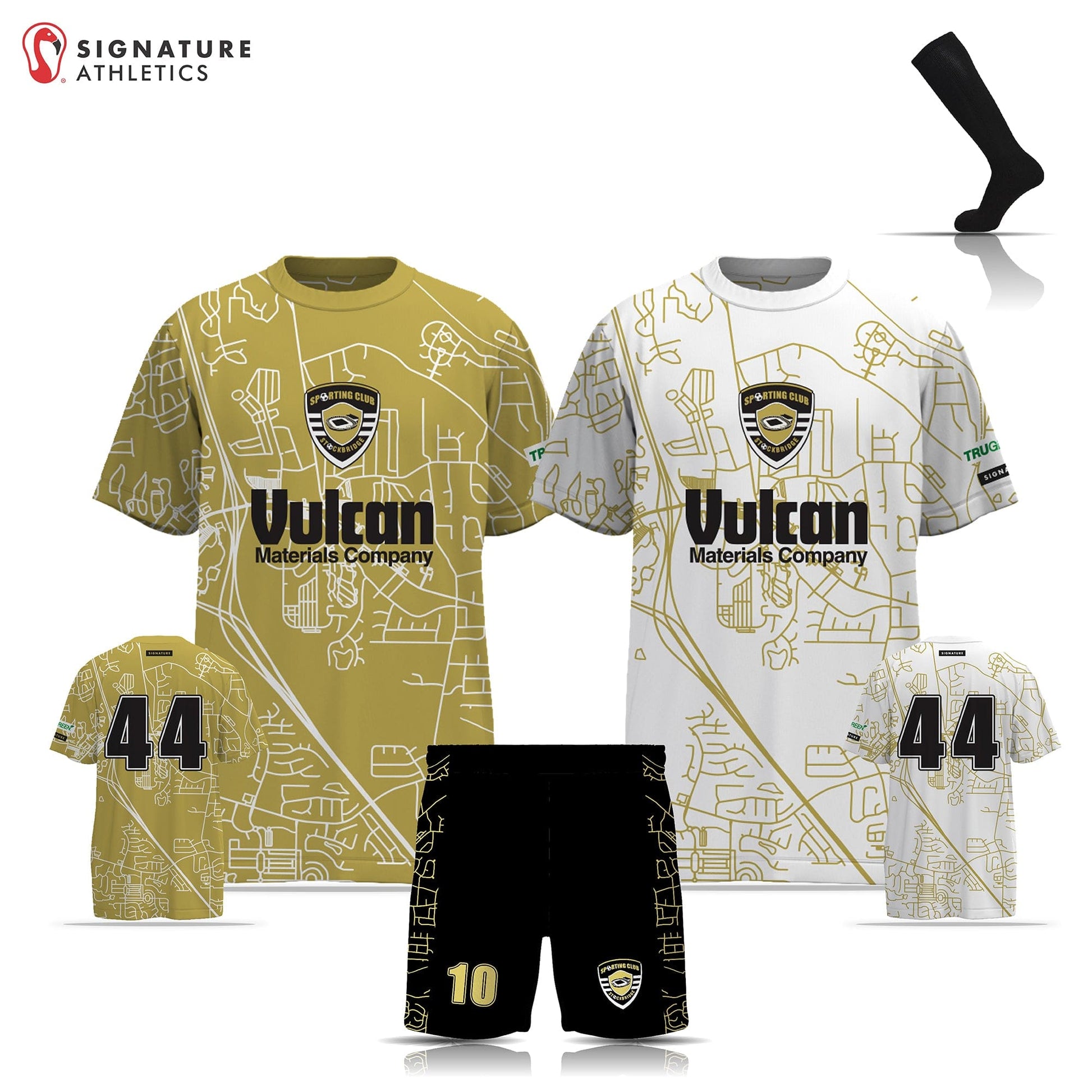 Sporting Club Stockbridge 4 Piece Youth Player Package: U5 Signature Lacrosse