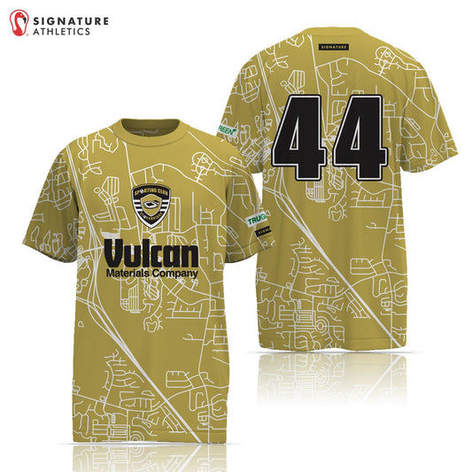 Sporting Club Stockbridge Gold Youth Short Sleeve Tech Tee Signature Lacrosse