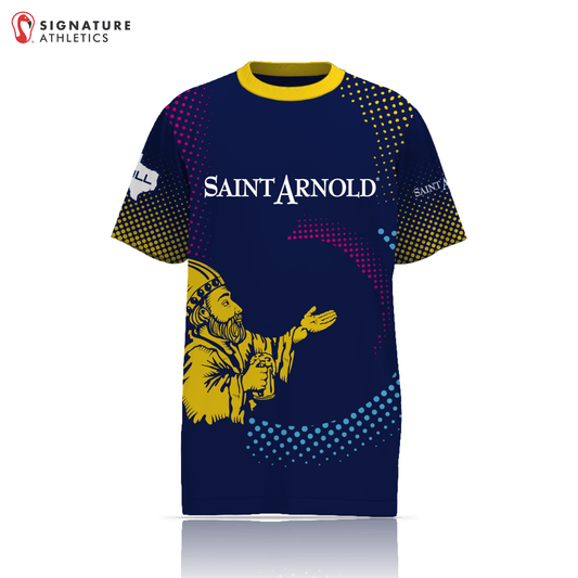 St Arnold Lacrosse Men's Navy Short Sleeve Tech Tee Signature Lacrosse