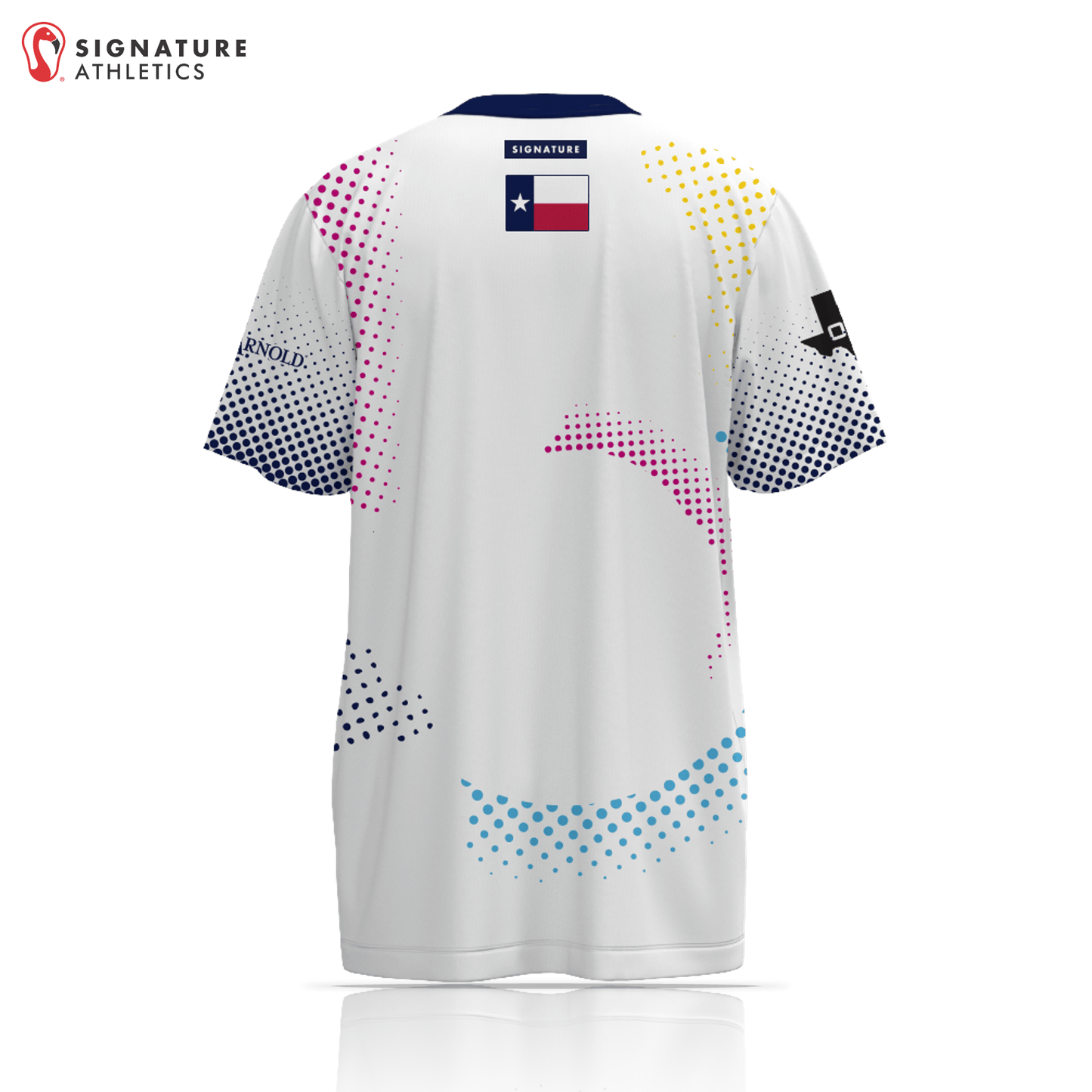 St Arnold Lacrosse Men's White Short Sleeve Tech Tee Signature Lacrosse