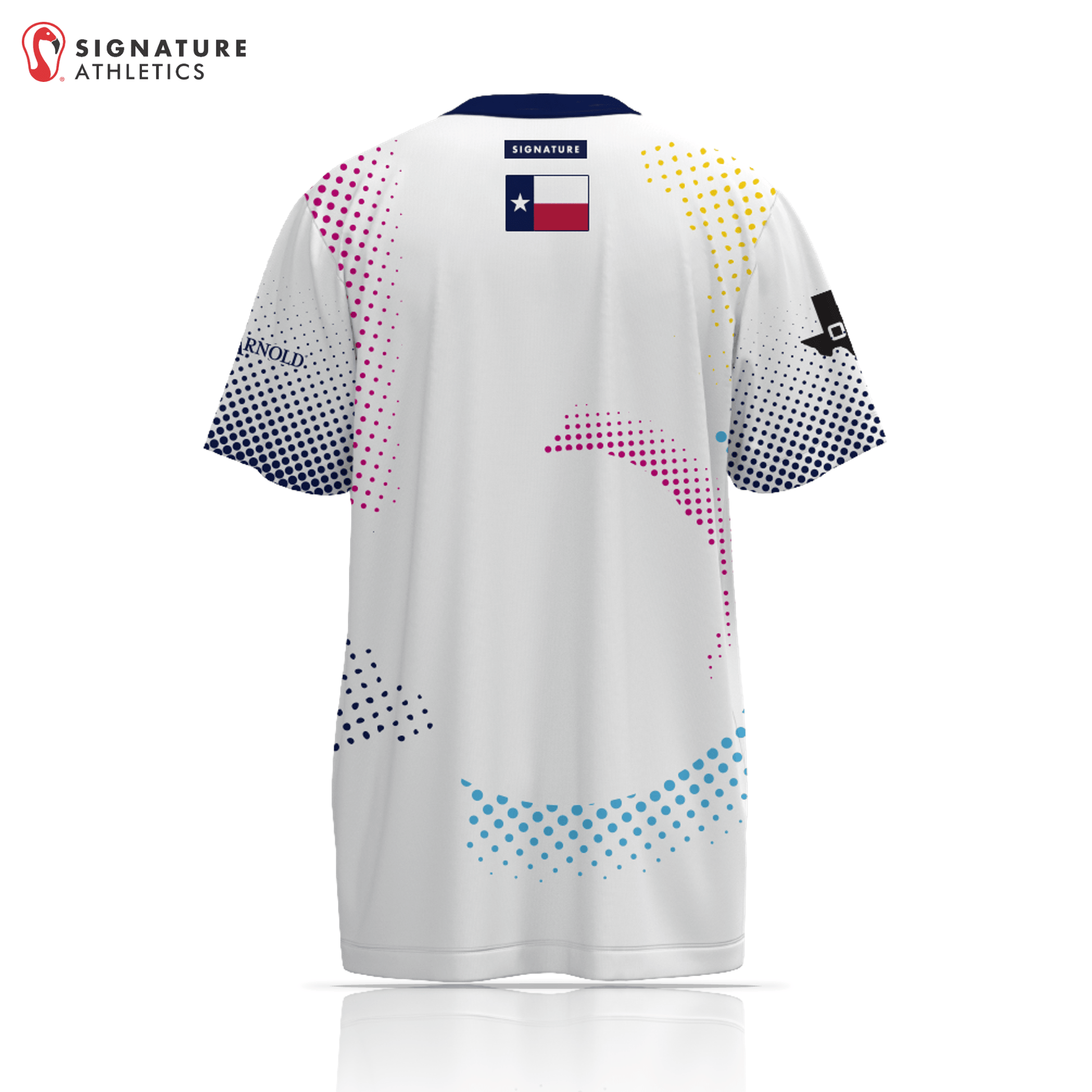 St Arnold Lacrosse Men's White Short Sleeve Tech Tee Signature Lacrosse