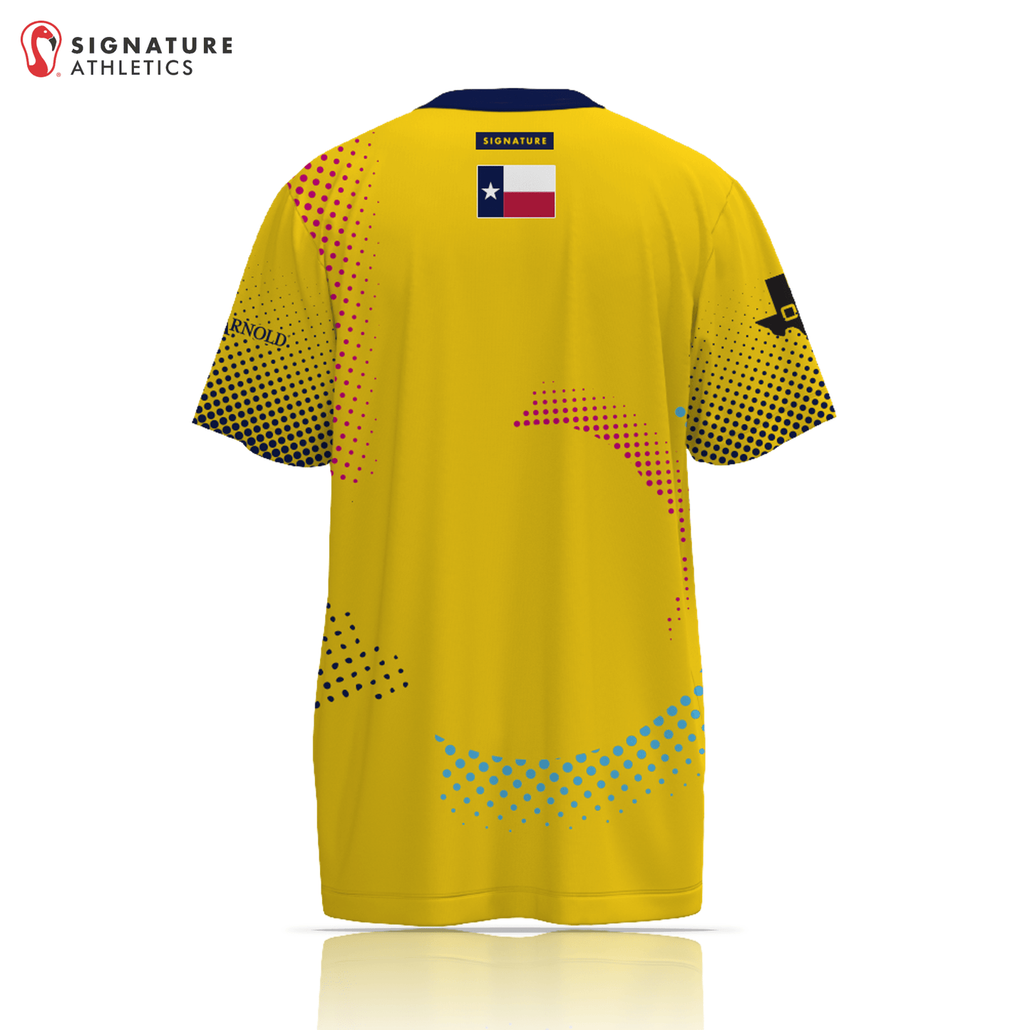 St Arnold Lacrosse Men's Yellow Short Sleeve Tech Tee Signature Lacrosse