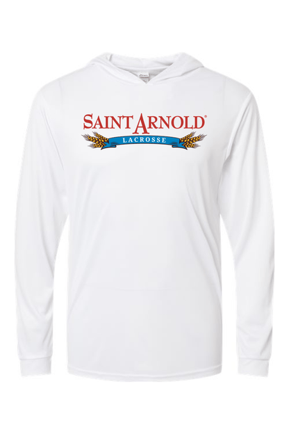 St Arnold Paragon Bahama Performance Hooded Long Sleeve T-Shirt Signature Lacrosse