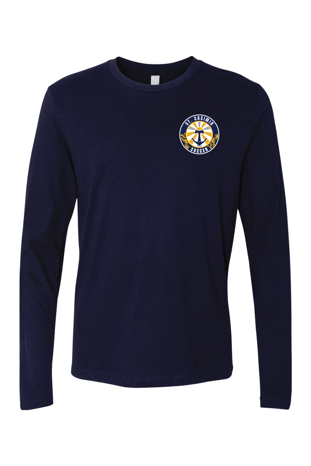 St Casimir Soccer Adult Long Sleeve T-Shirt Signature Lacrosse