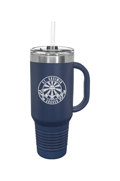 St Casimir Soccer Insulated Travel Mug Signature Lacrosse