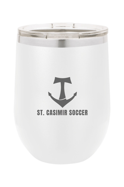St Casimir Soccer Insulated Wine Tumbler Signature Lacrosse