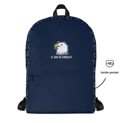 St John The Evangelist Travel Backpack Signature Lacrosse
