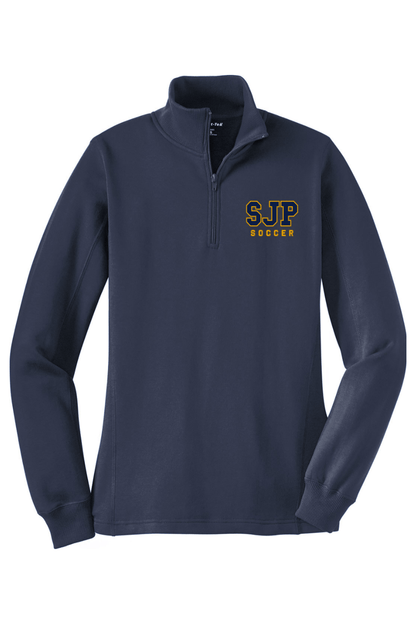 St Joseph Cockeysville Adult Women's Embroidered Quarter-Zip Pullover Signature Lacrosse