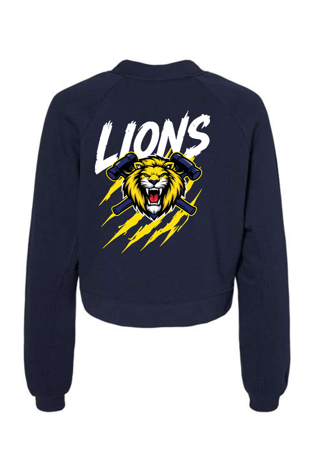 St. Joseph Cockeysville Bella + Canvas Women's Raglan Pullover Fleece Signature Lacrosse