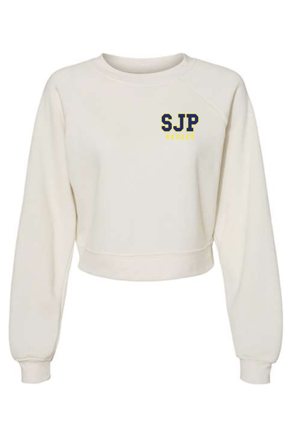 St. Joseph Cockeysville Bella + Canvas Women's Raglan Pullover Fleece Signature Lacrosse