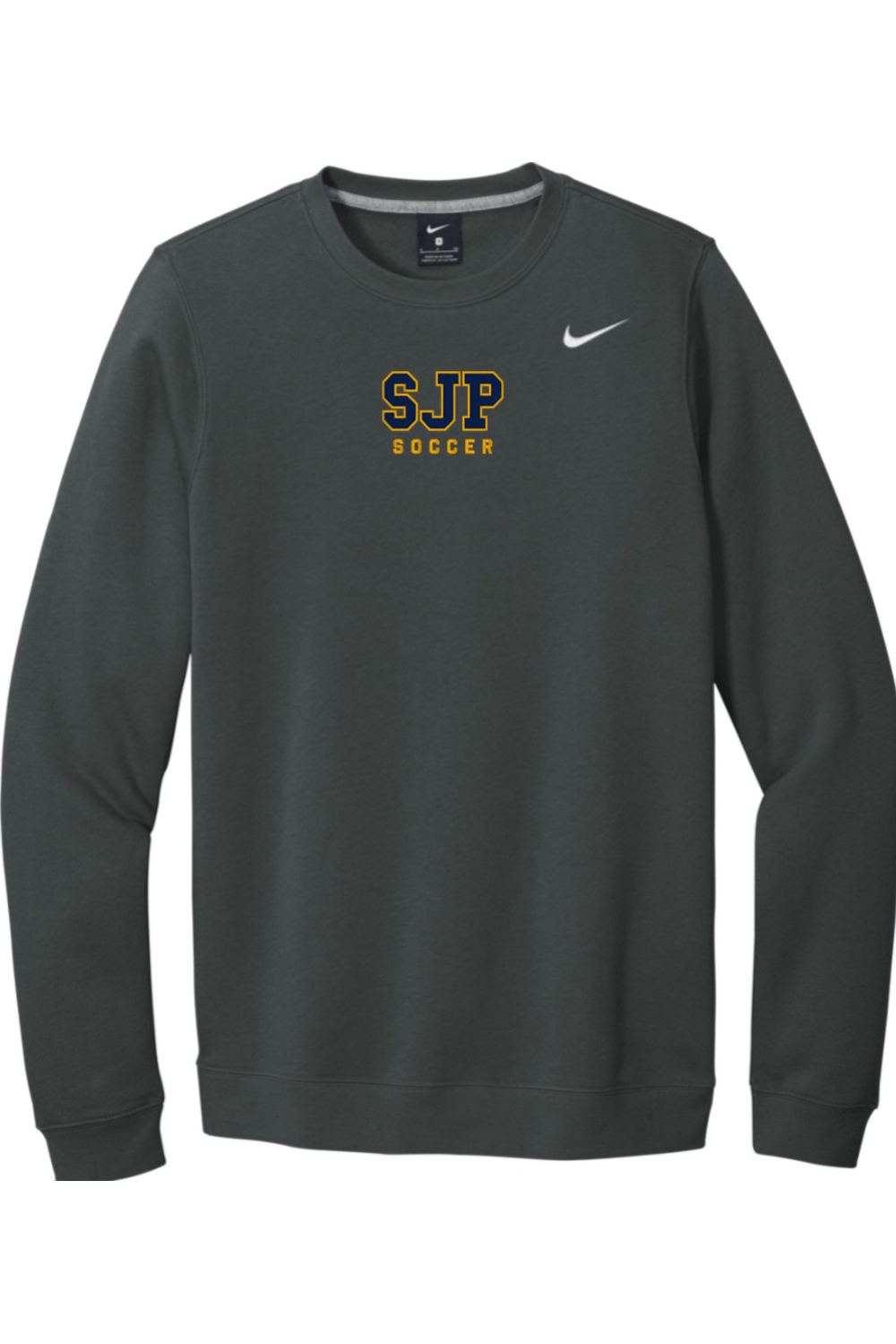 St Joseph Cockeysville Embroidered Nike Club Fleece Crew Signature Lacrosse