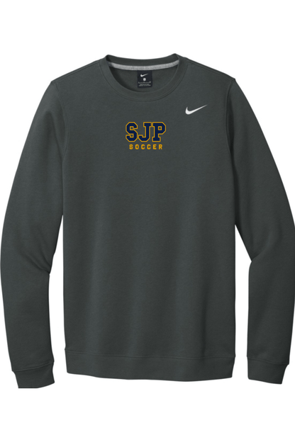 St Joseph Cockeysville Embroidered Nike Club Fleece Crew Signature Lacrosse