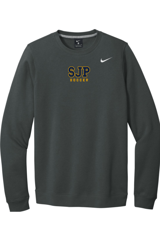 St Joseph Cockeysville Embroidered Nike Club Fleece Crew Signature Lacrosse