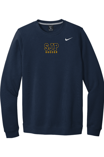 St Joseph Cockeysville Embroidered Nike Club Fleece Crew Signature Lacrosse
