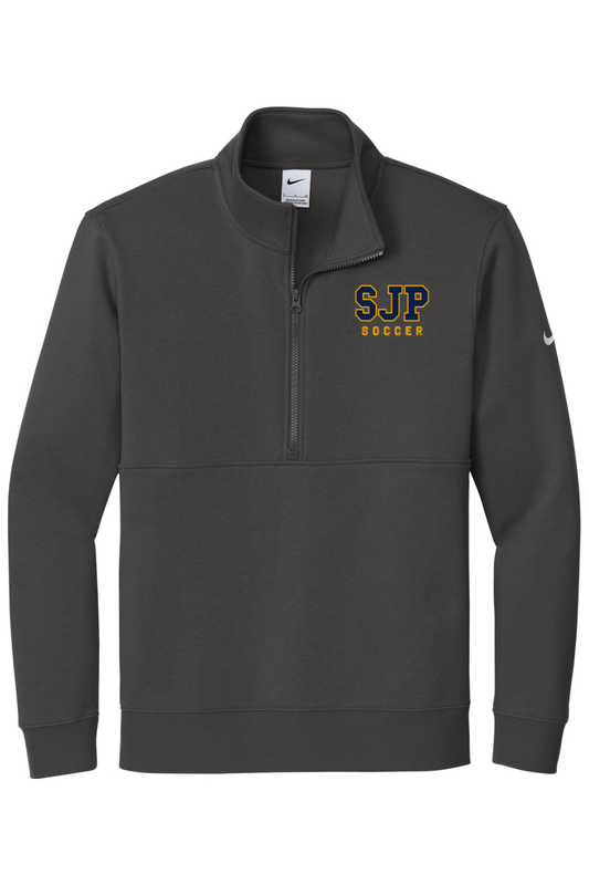 St Joseph Cockeysville Embroidered Nike Club Fleece Sleeve Swoosh 1/2-Zip Signature Lacrosse