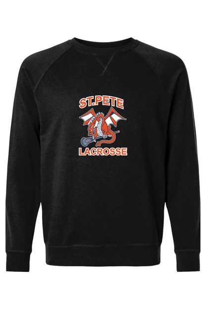 St Petersburg Lacrosse Club Adult Heavyweight Raglan Long Sleeve Signature Lacrosse