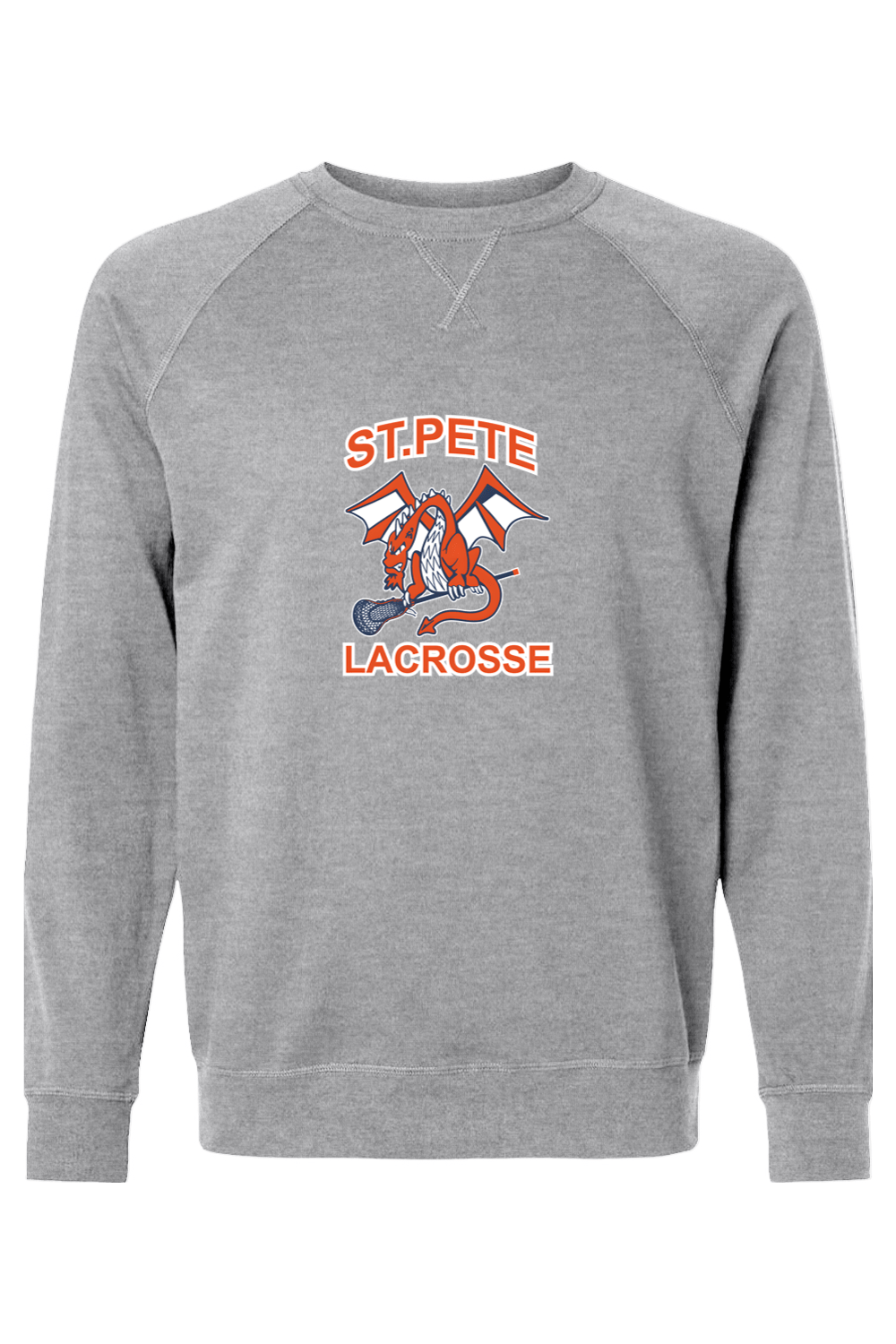 St Petersburg Lacrosse Club Adult Heavyweight Raglan Long Sleeve Signature Lacrosse