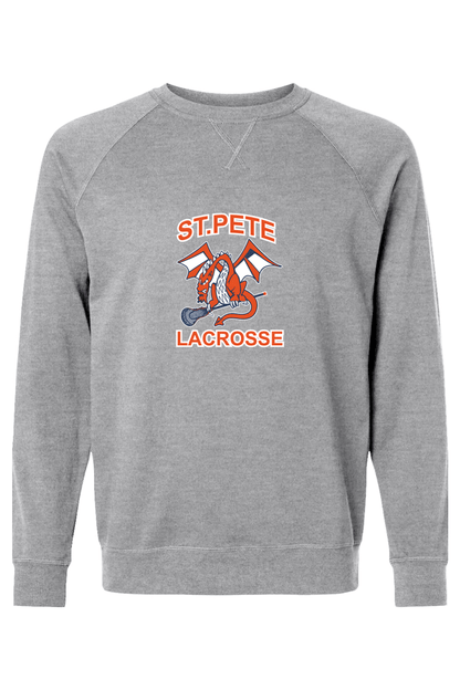 St Petersburg Lacrosse Club Adult Heavyweight Raglan Long Sleeve Signature Lacrosse